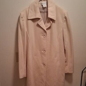Jones New York Women's Cream Trench Coat